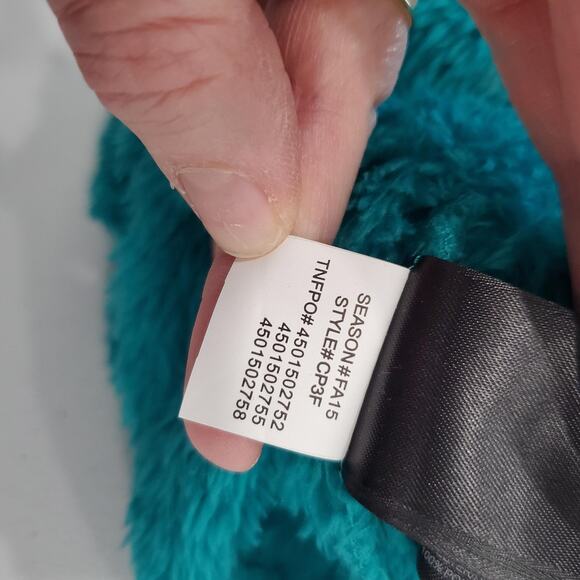 The North Face Jacket Womens Small Teal High Pile Fleece Full Zip Pockets C853F - Picture 8 of 10